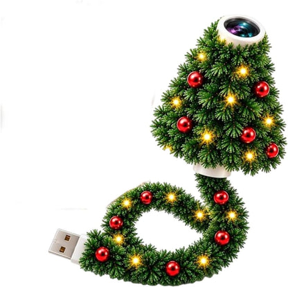 Christmas Projector Light Indoor, USB Plug and Play HD Christmas Projector