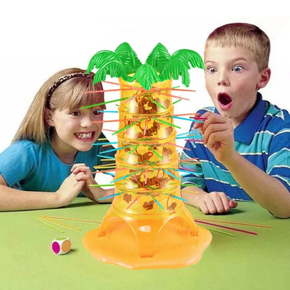 Multiplayer Tabletop Games Rolling Climbing Monkeys Interesting Intelligence Toys Parent-Child Interactive Board Game for Kids