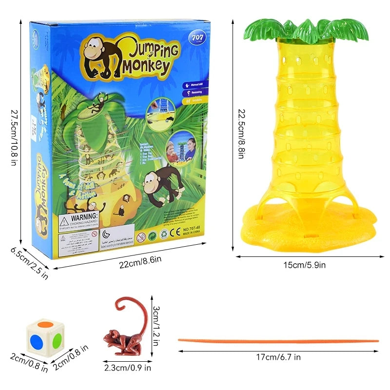 Multiplayer Tabletop Games Rolling Climbing Monkeys Interesting Intelligence Toys Parent-Child Interactive Board Game for Kids